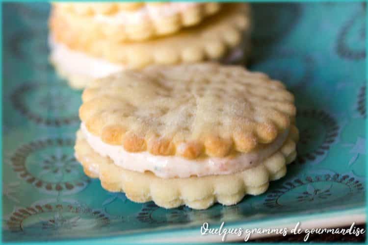 Recette de crackers à la crème de saumon fumé