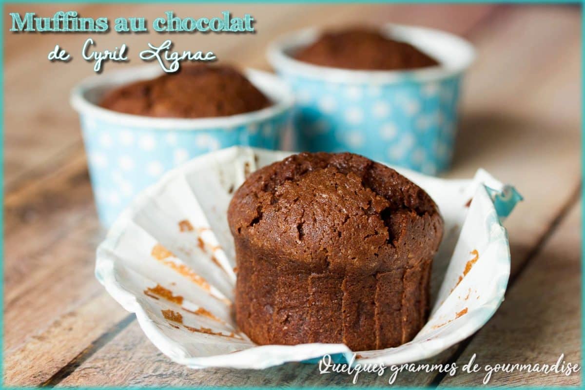 muffins chocolat lignac