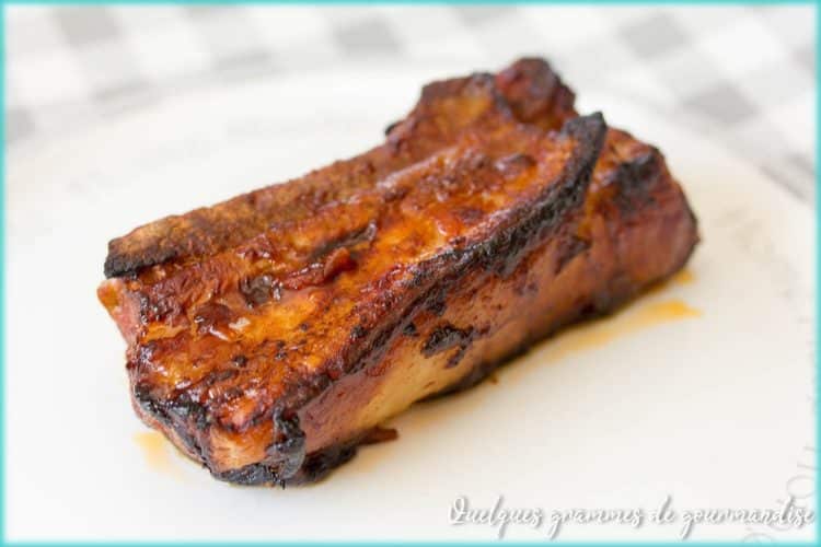 recette de Travers de porc marinés au ketchup
