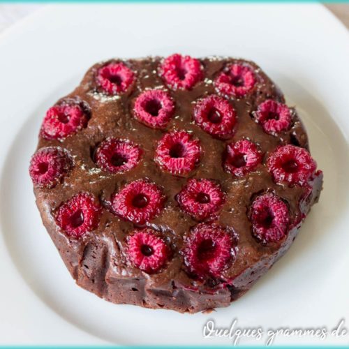 Recette de tartelettes brownie chocolat noir-framboises
