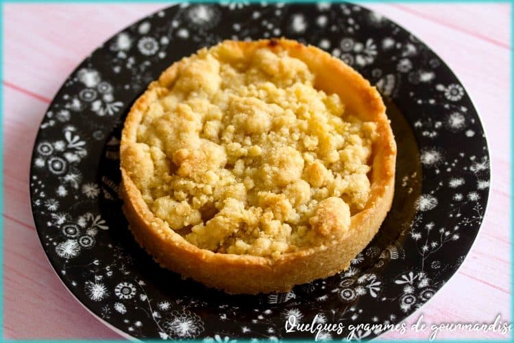 Recette de tarte aux pommes façon crumble
