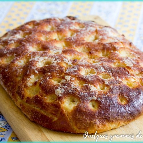 Recette de fougasse sucrée