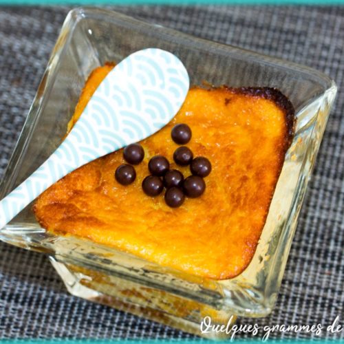 recette de flan à la compote