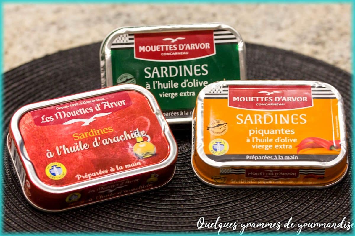 Sardines à l'huile Mouettes d'arvor