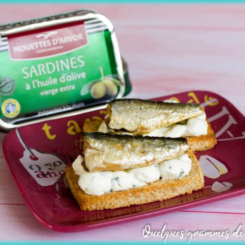 Recettes de toasts à la sardine