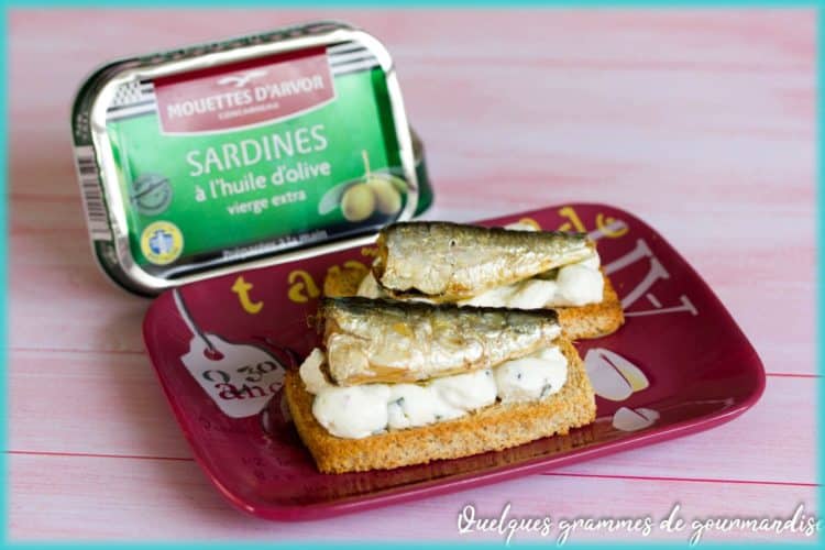 Recettes de toasts à la sardine