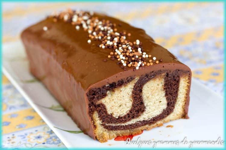 Recette de cake marbré