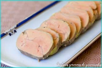Recette de foie gras mi-cuit sous-vide