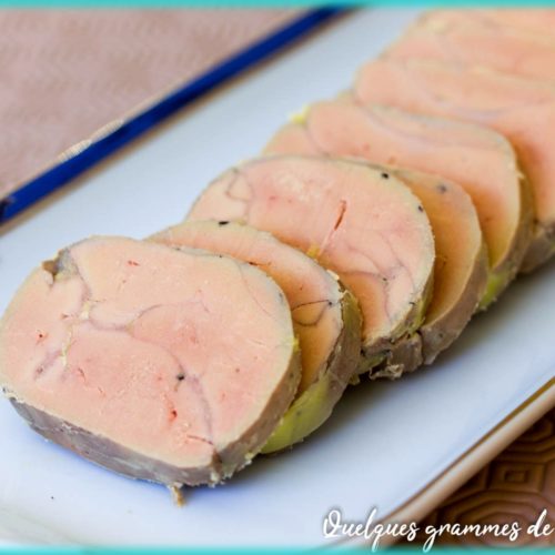 Recette de foie gras mi-cuit sous-vide