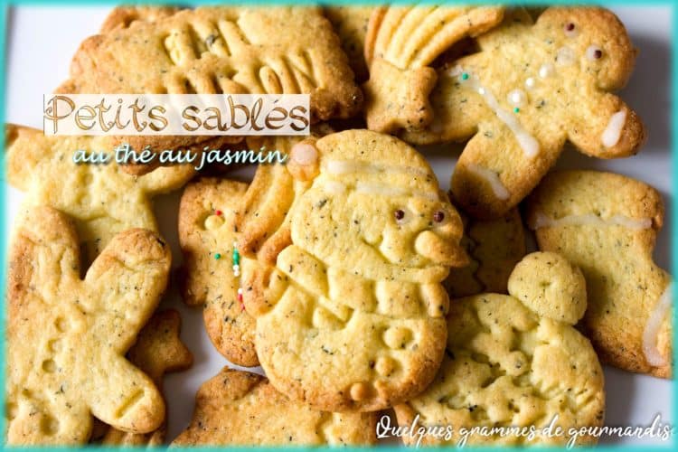 petits sablés au thé au jasmin