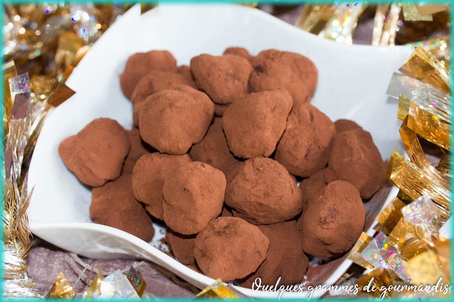 recette de truffes au chocolat de Cyril Lignac
