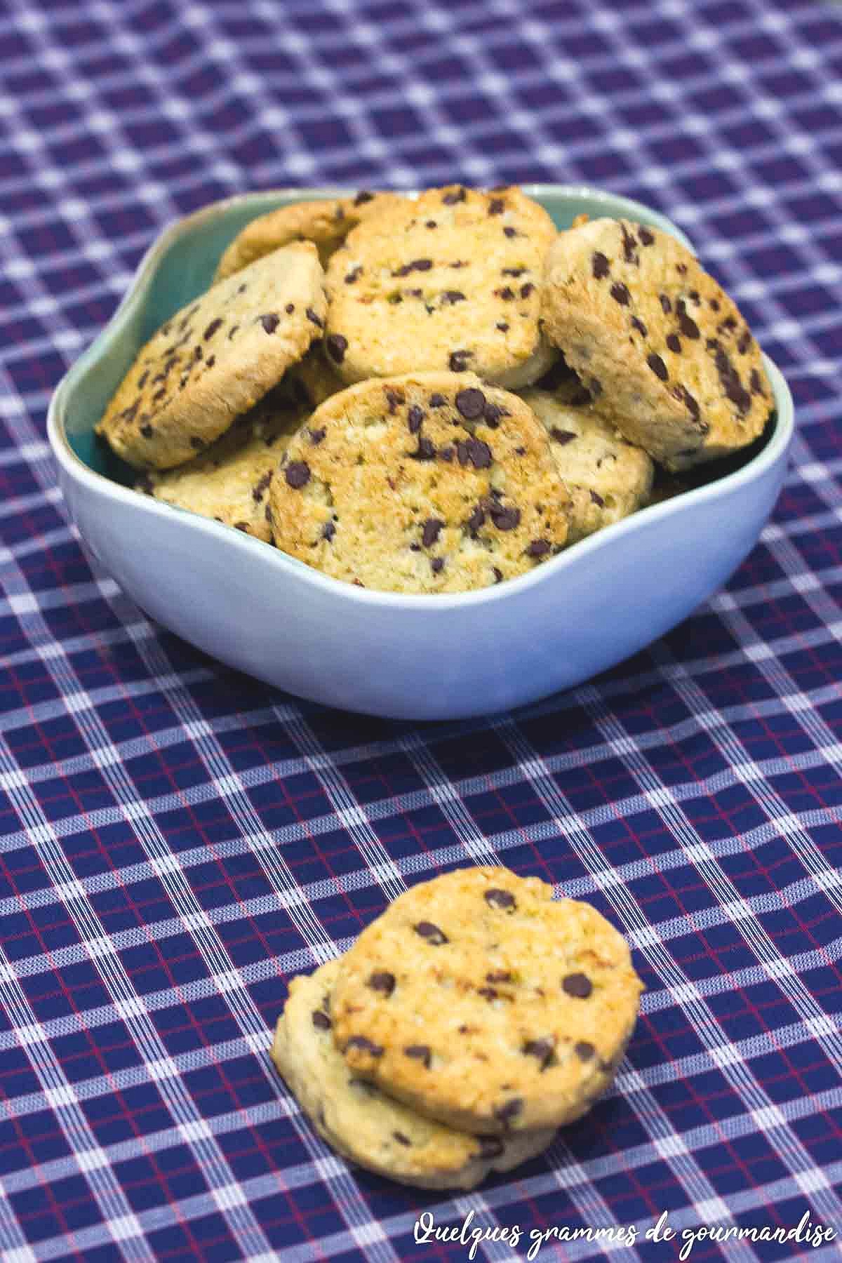biscuits aux flocons d'avoine et aux pépites de chocolat