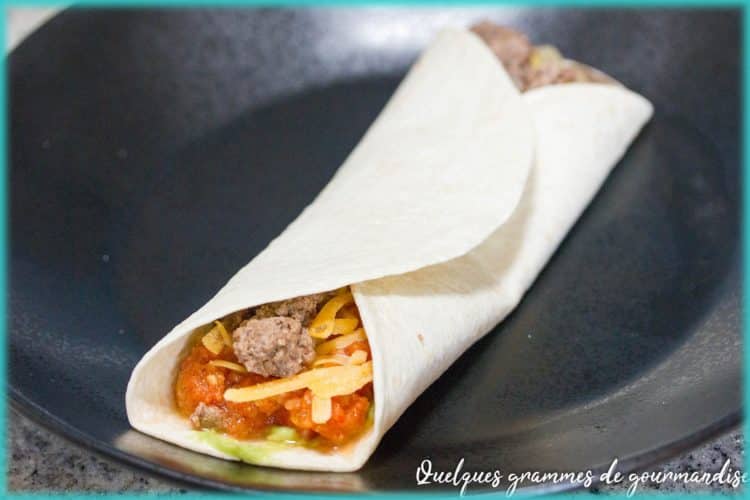 recette de fajitas au boeuf haché