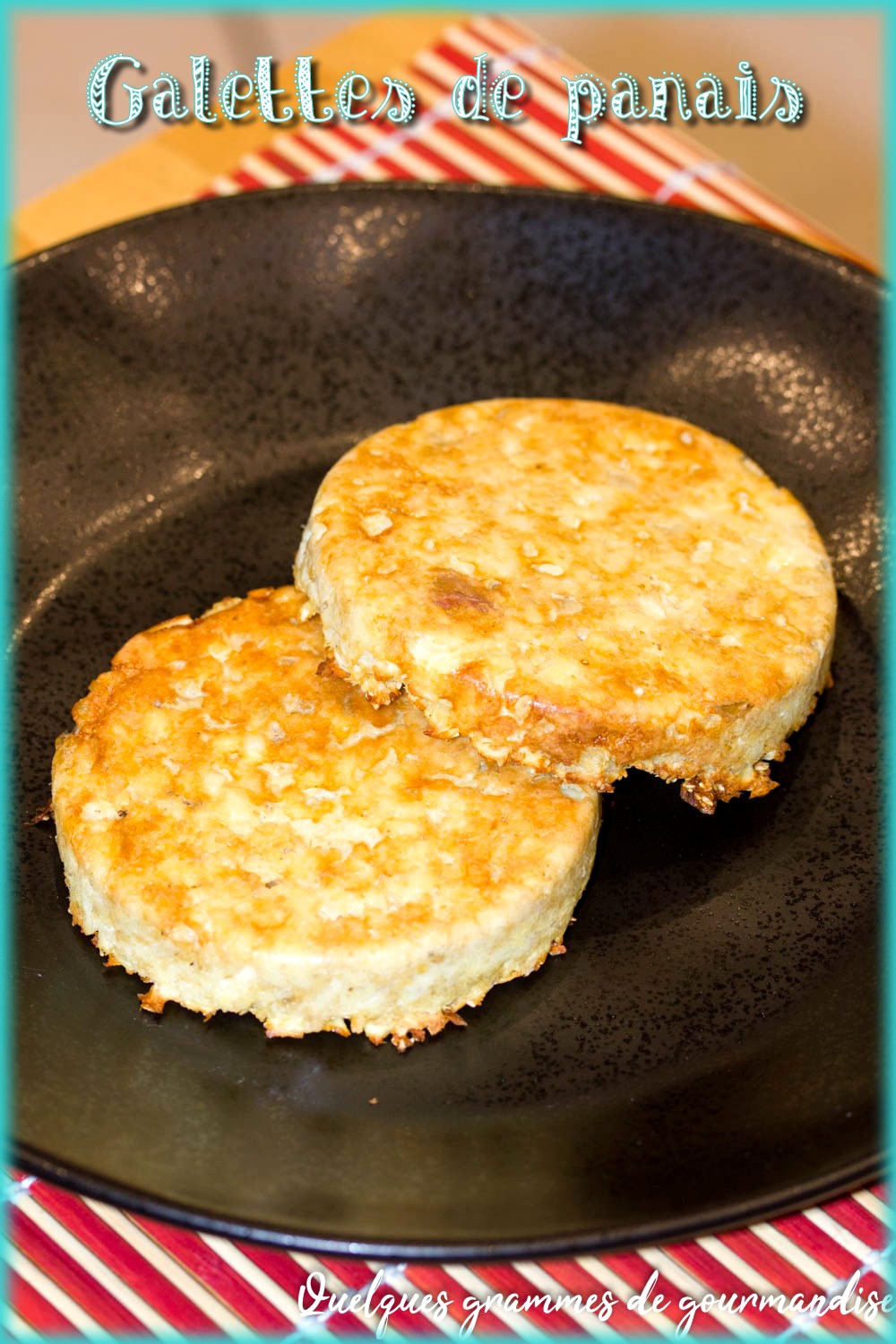 Galettes de panais au comté