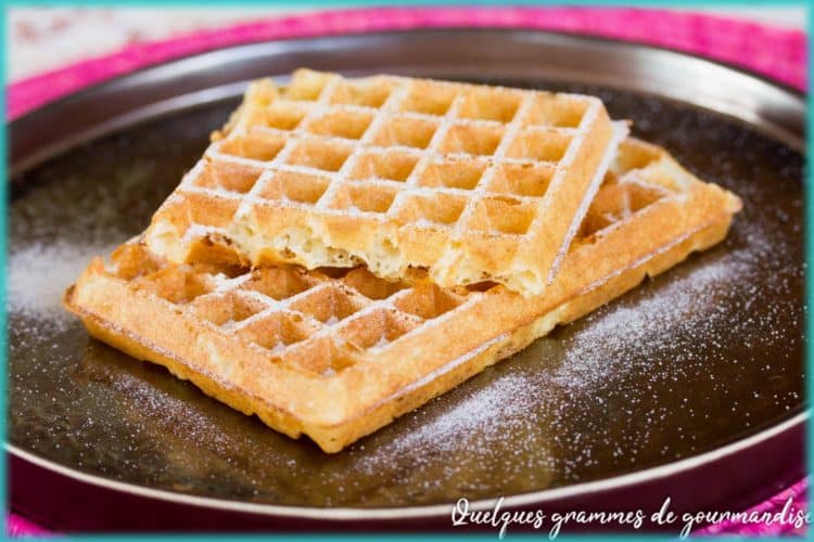 recette de gaufres légères