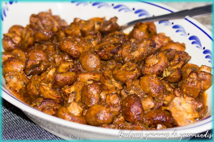 recette de champignons rôtis vinaigre balsamique