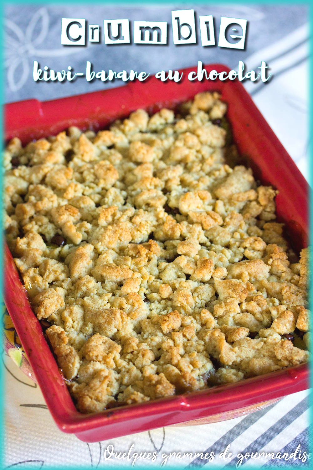 Crumble kiwi banane