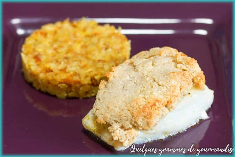Recette de cabillaud en croûte de noix de cajou