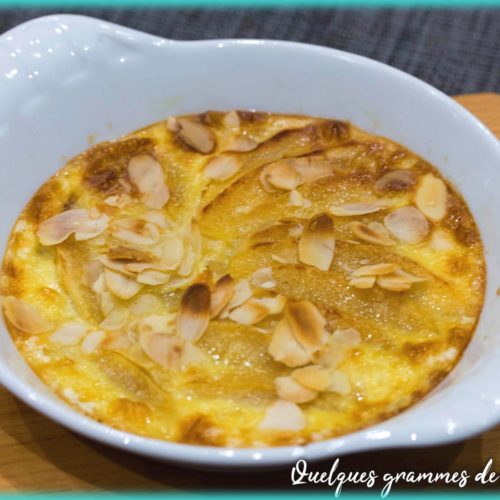 recette de gratin de pomme
