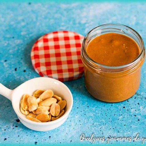 recette de beurre de cacahuète