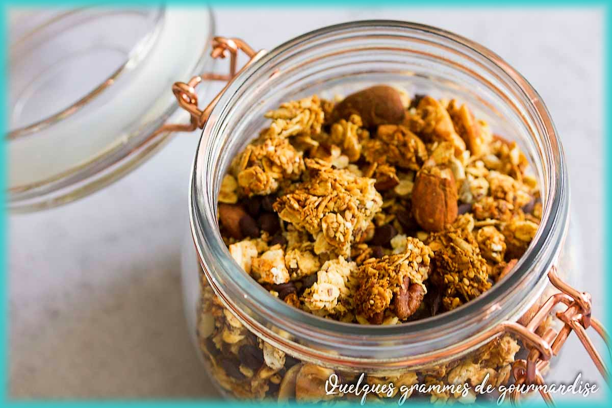 recette de granola au son d'avoine