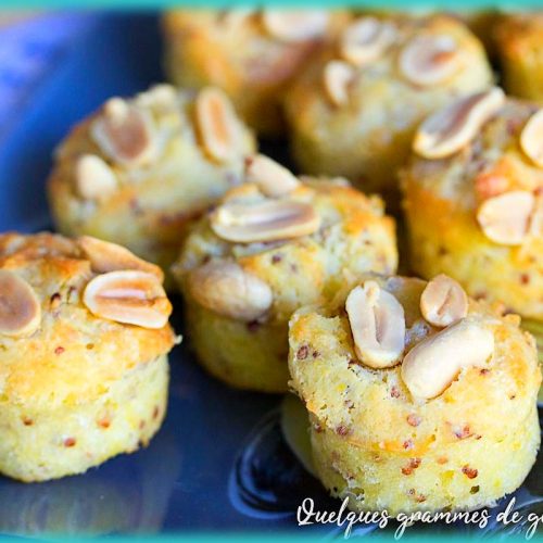 recette de mini muffins aux cacahuètes