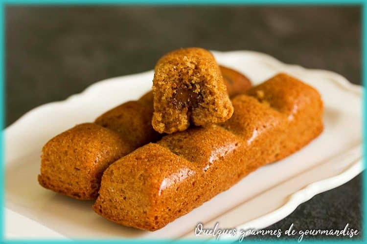 recette de petits moelleux chocolat praliné