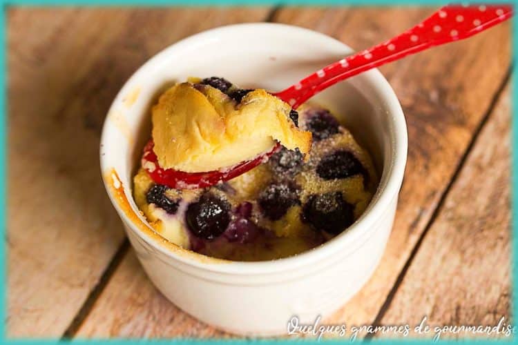 recette de flan citron myrtilles