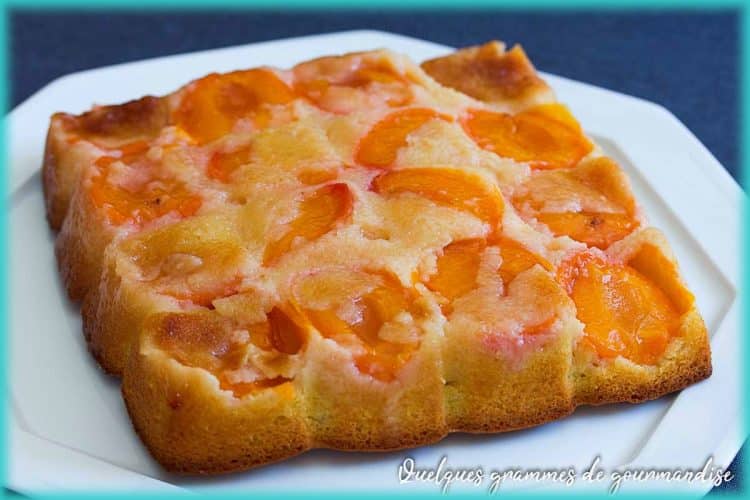 recette simple de gâteau aux abricots
