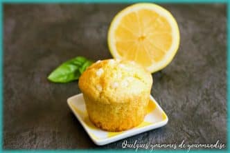 Recette de muffins citron basilic