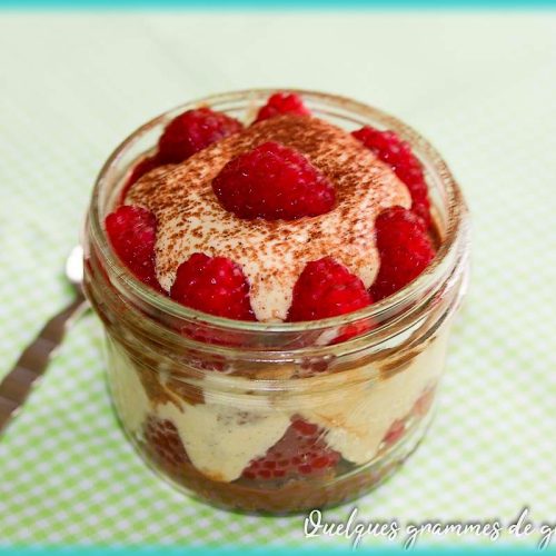 recette de tiramisu chocolat-framboise