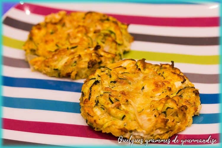 recette de galettes courgette feta au tahini