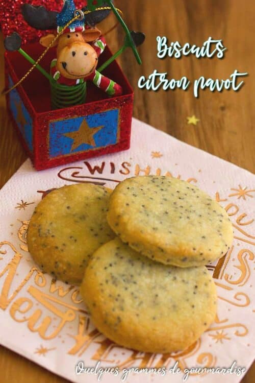 Biscuits citron pavot