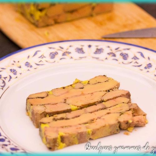 recette de marbré de foie gras express