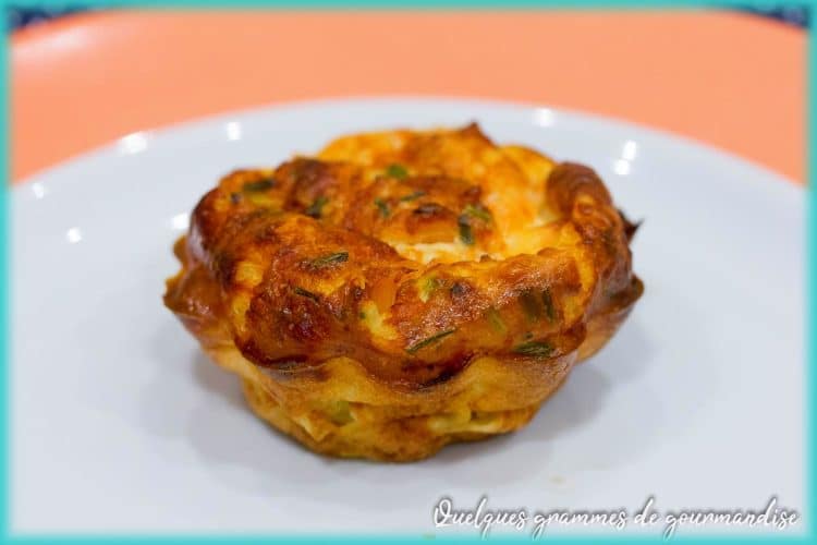 recette de mini quiche sans pâte poireaux saumon