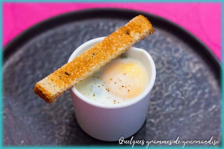 recette d'oeuf cocotte petits pois carottes