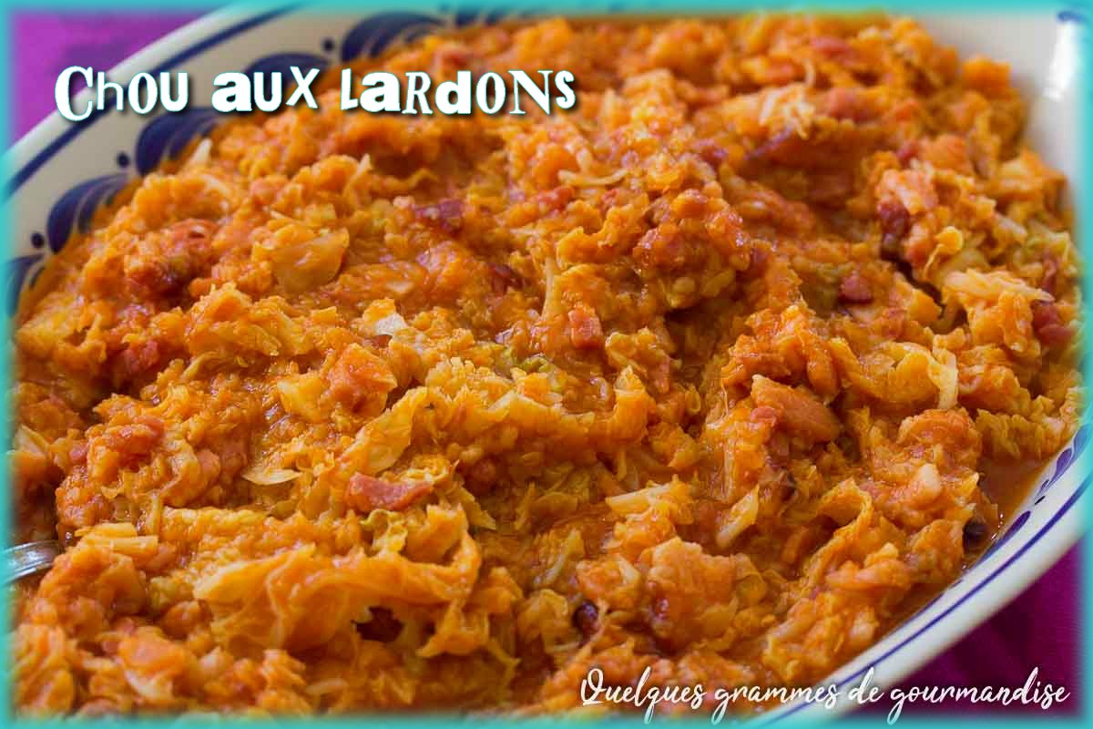 Chou aux lardons