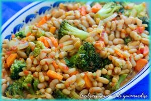 recette de curry brocolis carottes et haricots
