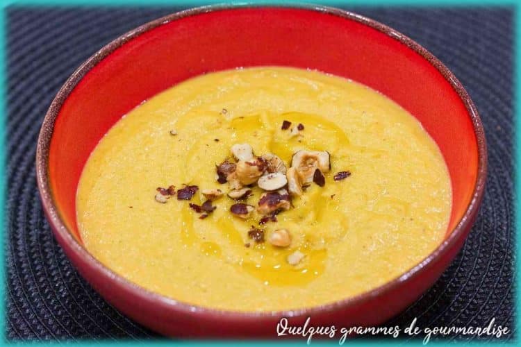 recette de velouté brocolis chou patate douce