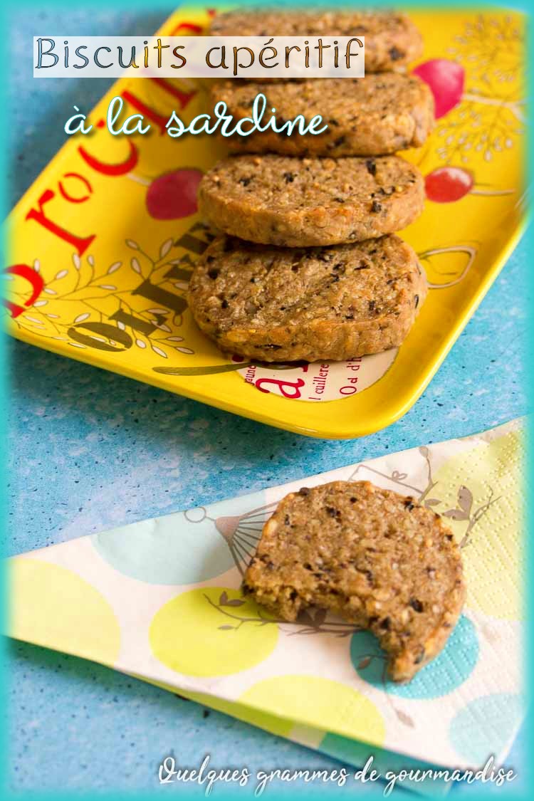 Biscuits apéritif à la sardine