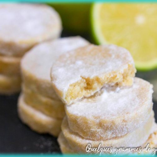recette de biscuits fondants au citron vert
