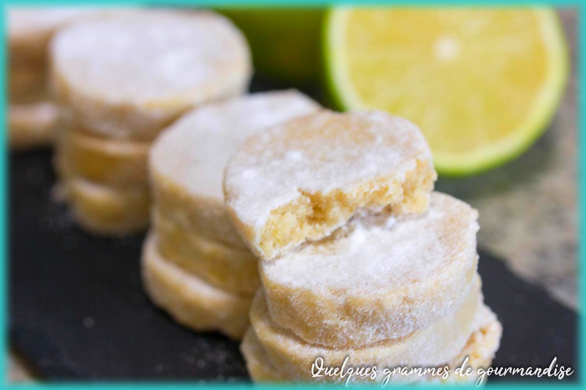 recette de biscuits fondants au citron vert