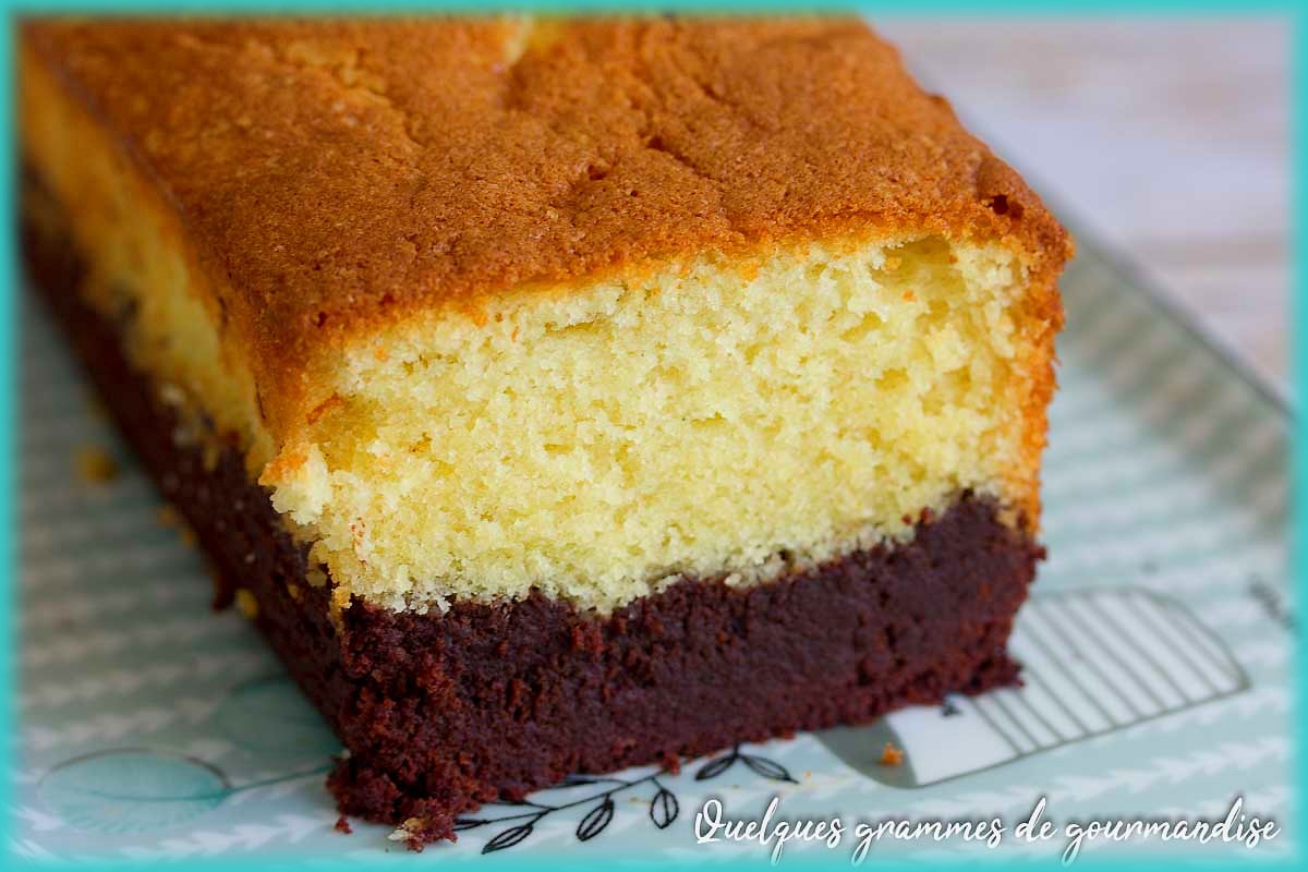 Brownie butter cake