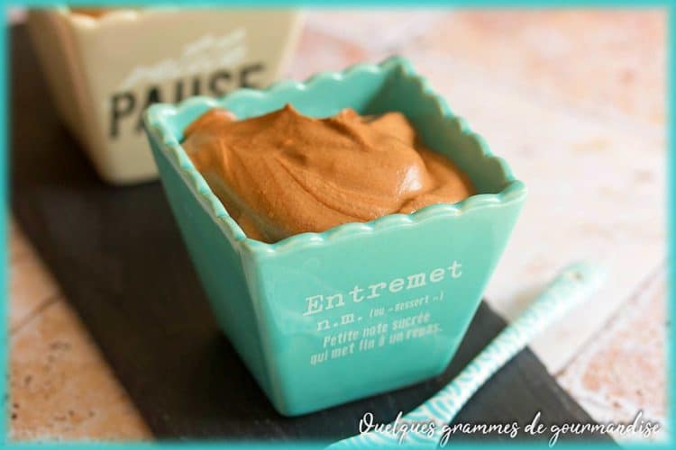 recette de mousse au chocolat sans oeuf