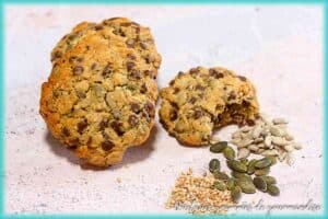 recette de cookies graines chocolat