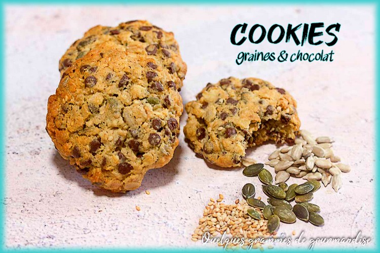 cookies graines et chocolat