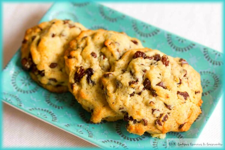 recette de cookies rhum raisin