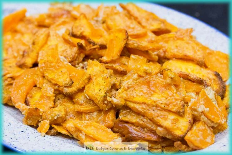 recette de patates douces au beurre de cacahuète