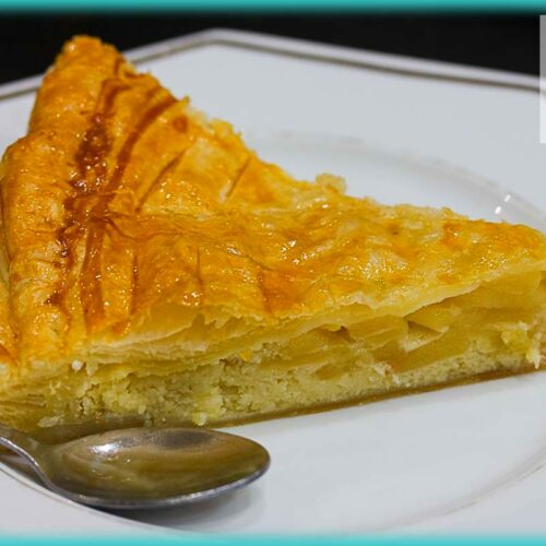 recette de galette des rois à la frangipane et aux pommes