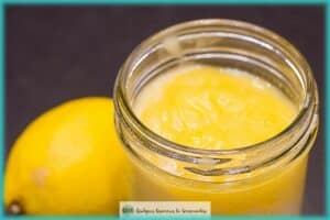recette de lemon curd à IG bas